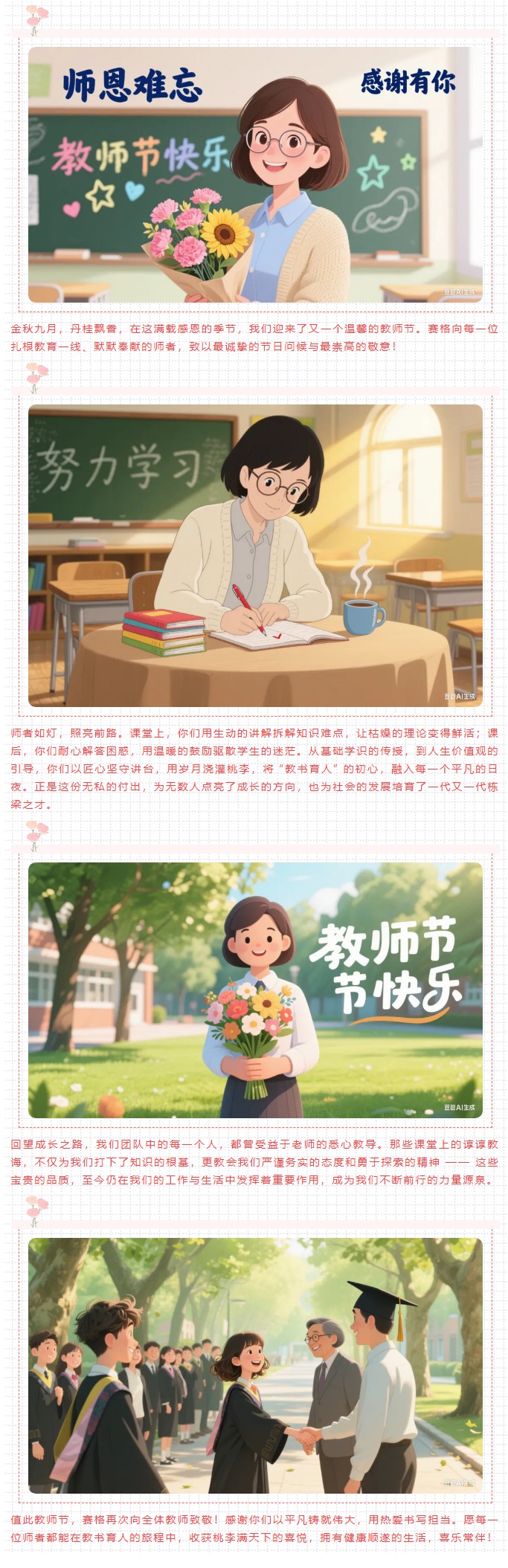 感恩有您 照亮前行 — 祝老師們節(jié)日快樂！_副本